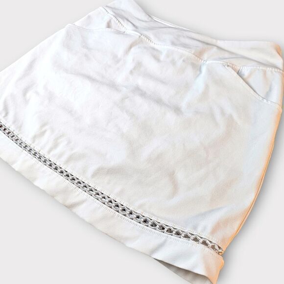 Lilly Pulitzer White Luxletic Tennis Skirt Size 4 - Picture 11 of 12